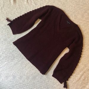 Burgundy Sweater